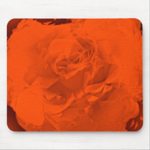 Mousepad Bloomed Roos Warm Sinaasappel Muismat
