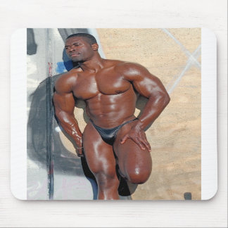 Mousepad, Bodybuilder Jean SCUTT #58A Muismat