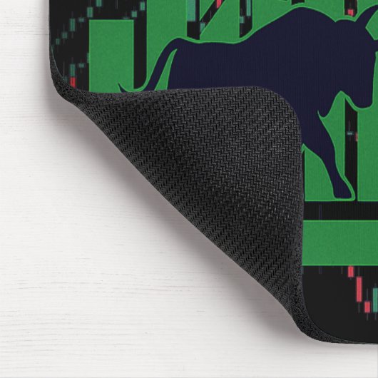 Mousepad Candlestick Chart Design – voor handelare Muismat (Hoek)