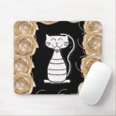 Mousepad Cat Muismat (Met muis)