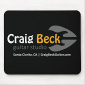 Mousepad | Craig Beck Guitar Studio Muismat (Voorkant)