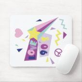 Mousepad "crazy 90s" muismat (Met muis)