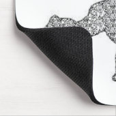Mousepad Cupid Silver Muismat (Hoek)