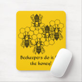 Mousepad - De imkers doen het voor de Honing! Muismat (Met muis)