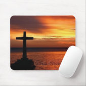 mousepad , die tegen zonsondergang is muismat (Met muis)