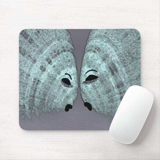 Mousepad, digitale vis muismat (Met muis)