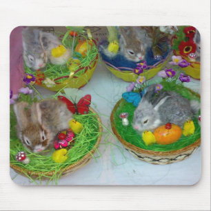 Mousepad Easter Rabbits Design Muismat