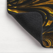 Mousepad - F1488 "Black Gold Flow" 1 Muismat (Hoek)