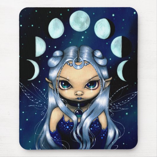 Mousepad, "Fairy of the Changing Moons" Muismat (Voorkant)