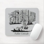 Mousepad - Fallen Comrade Muismat (Met muis)