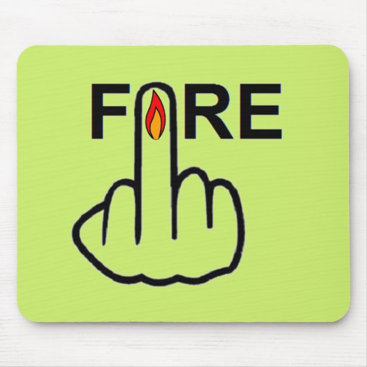 Mousepad Fire Flip Muismat (Voorkant)