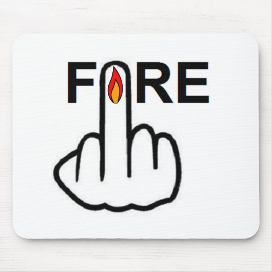Mousepad Fire Flip Muismat (Voorkant)
