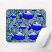 Mousepad Fish Muismat (Met muis)