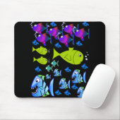 Mousepad Fish Muismat (Met muis)