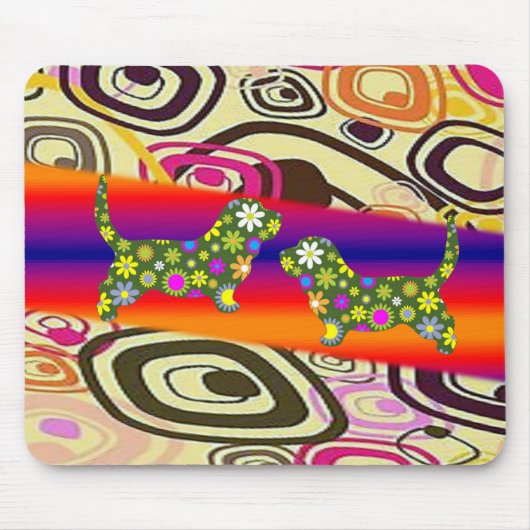 Mousepad Floral Muismat (Voorkant)