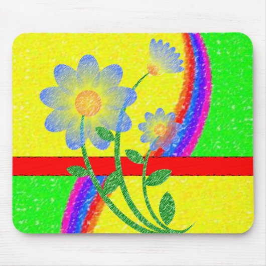 Mousepad Floral Muismat (Voorkant)
