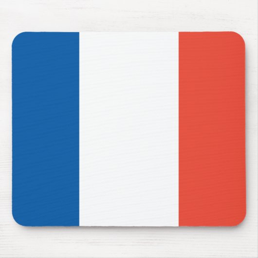 Mousepad Frankreich Fahne Muismat (Voorkant)
