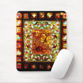Mousepad- Glas in lood art-16 Muismat (Met muis)