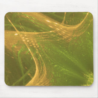 Mousepad groen geel asymmetrisch fractaal muismat
