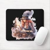 Mousepad Halloween Steampunk Muismat (Met muis)