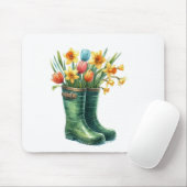 Mousepad-Hello Spring Floral Mouse Pad Muismat (Met muis)