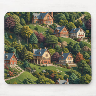 Mousepad (Het huis als een Afbeelding) Muismat
