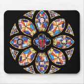 Mousepad "Het venster van het Roos" Muismat (Voorkant)