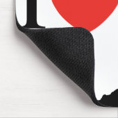 Mousepad I LIVE BORA BORA Muismat (Hoek)