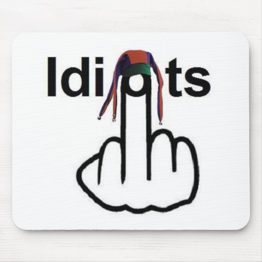 Mousepad Idiots Flip Muismat (Voorkant)