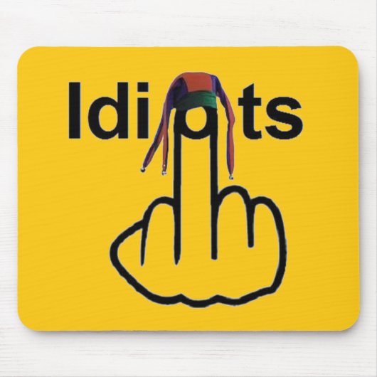 Mousepad Idiots Flip Muismat (Voorkant)
