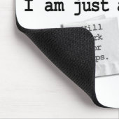 Mousepad - IK BEN BARTENDER Muismat (Hoek)