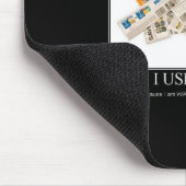 Mousepad - Ja, ik gebruik coupons...veel slimmer.. Muismat (Hoek)