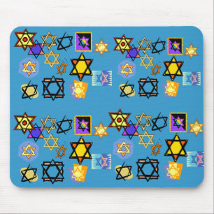 MOUSEPAD JEWISH STARS MUISMAT