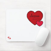 Mousepad: "Jezus is mijn Heer!" Muismat (Met muis)