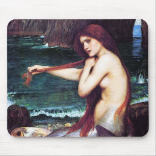 Mousepad: John Waterhouse - A Mermaid Muismat