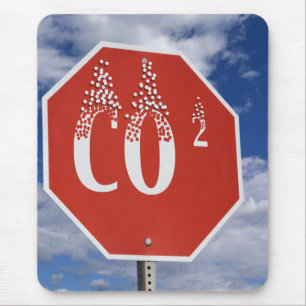 MOUSEPAD-koolstofvoetafdruk Muismat