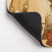 Mousepad Kunst Alfons Mucha Fruit Muismat (Hoek)