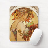 Mousepad Kunst Alfons Mucha Fruit Muismat (Met muis)