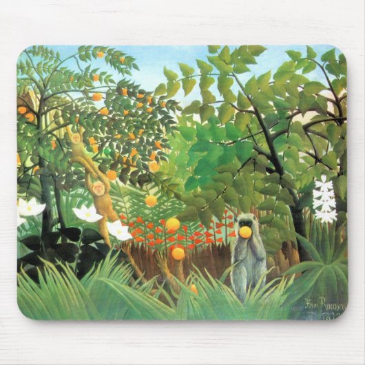 Mousepad  kunst Exotisch landschap Muismat (Voorkant)
