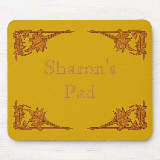 Mousepad - Leafy Brackets Muismat (Voorkant)