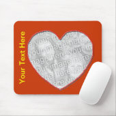 Mousepad - lijst van het hart muismat (Met muis)