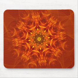 Mousepad Mandala Sunlight Sinaasappel Pattern Muismat
