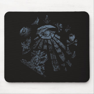 Mousepad Masonic Fantasy Blauw Muismat