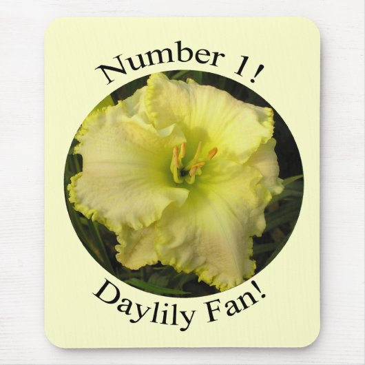 Mousepad met #1 Fan Muismat (Voorkant)