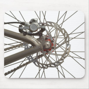 Mousepad met Bike Wheel Hub Muismat