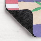 Mousepad met Blue Caribbean Design Muismat (Hoek)