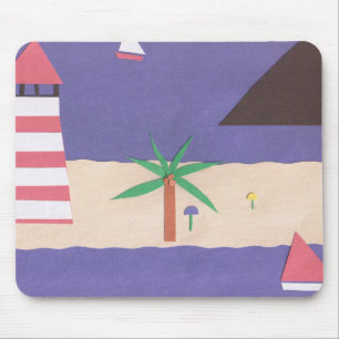 Mousepad met Blue Caribbean Design Muismat
