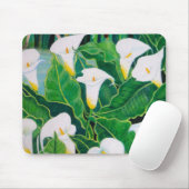 Mousepad met calla lilies muismat (Met muis)