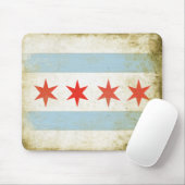 Mousepad met de Afdruk van de vlag van Chicago Muismat (Met muis)