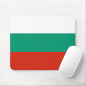 Mousepad met de vlag van Bulgarije Muismat (Met muis)